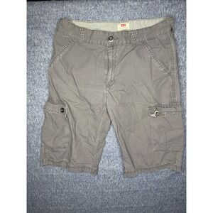Levi Strauss & Co Mens Cargo Shorts Gray W30 (32x12) Regular Fit Casual Outdoor